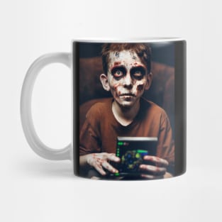 Zombie Boy portrait Mug